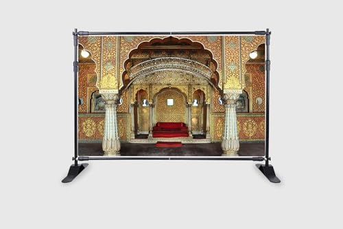 Image of Backdropon Interior Palace Architecture Vintage Art Photography Backdrops Nature Backdrop Curtain Cloth Birthday Background Seamless Photo Booth Prop Backdrop Size 5Feet Height & 8Feet Width(5 * 8)