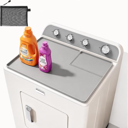 Cfsnrts Dryer Covers for The Top Protector Mat with Lint Trap Hole