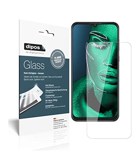 dipos I 2X Protector de Pantalla Compatible con ZTE Blade V10 Vita Vidrio Flexible Cristal Proteccion 9H