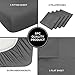 Cal King 6 Piece Sheet Set - Breathable & Cooling Sheets - Hotel Luxury Sheets - 1 Flat Sheet, 1 Fitted Sheet & 4 Pillowcases - Deep Pocket - Easy Fit, Soft & Wrinkle Free - Cal King Dark Grey Sheets