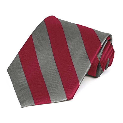 Image of tiemart Men's Striped Tie Standard Length