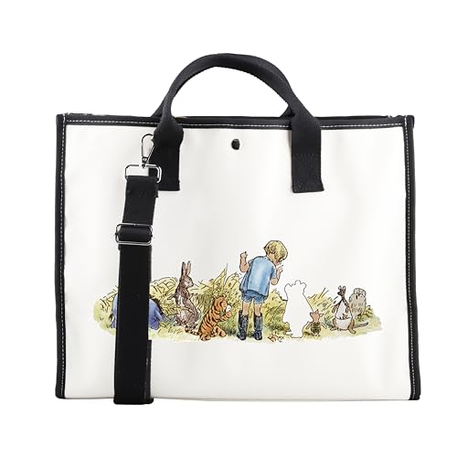 CMNIM Bear Large Tote Bag Cartoon Character Strap Crossbody Purses Cartoon Lover Merch BFF Gift