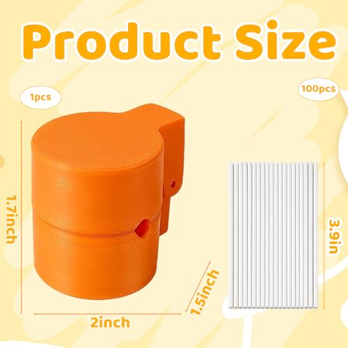 Cake Pop Molds Shapes, Round Cake Pop Mold with Chocolate Candy Sticks, Professional Cake Ball Mold for Baking Enthusiasts, Durable 3.9 Inch Cake Pop Maker Kit