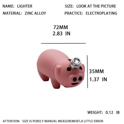 Encendedor Butano Ajustable Doble Llama Rosa miniatura 6