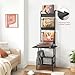Record Player Stand with Vinyl Storage for up to 200 Albums, Turntable Stand with Record Holder Display Shelf