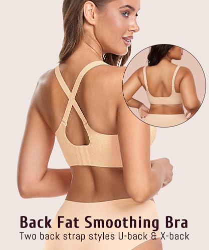 Gailife Scalloped Womens Bras No Underwire Wireless Seamless Bra Push Up Bralette Full Coverage Comfort Raceback Everyday Bra3