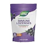 Nature’s Way Sambucus Immune Lozenges, High Potency Vitamin C, Elderberry, 24 Tropical Flavored Lozenges (Packaging May Vary)