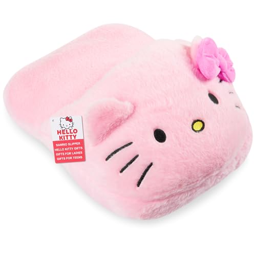 Get Trend Hello Kitty Sanrio Chauffe Pieds Femme Adultes, Chausson Polaire Non Électrique Antidérapant, Chaufferette Pied Douce et Confortable Contre le...