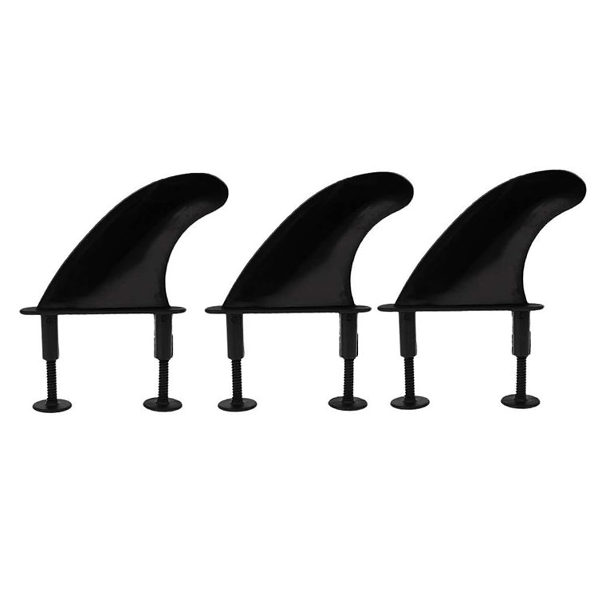Namvo 3Pcs TPU Soft Top Surf Pinne e 6 Viti per Pinne per tavola da Surf Morbida