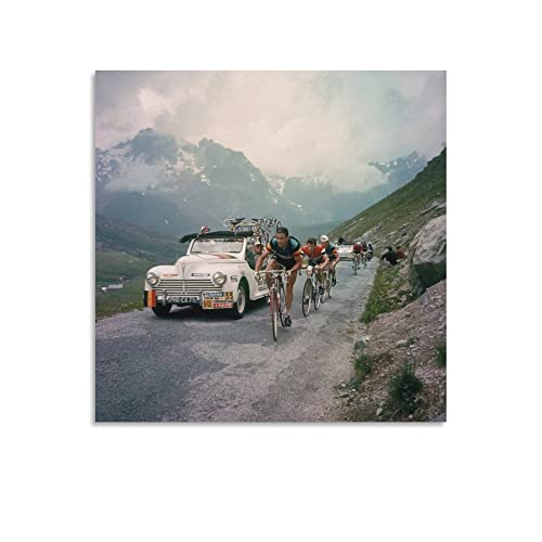 Art Painting 1976 Tour De France Poster Print Canvas Painting Posters And Prints Wall Art Pictures For Living Room Bedroom Decor 28X28Inch(70X70Cm) Unframe-Style #TOP25