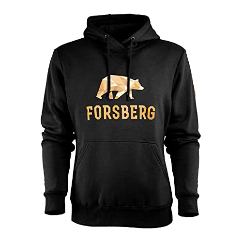 FORSBERG Olsson II Hoodie mit Logo Bär, Farbe:schwarz, Größe:L Cover