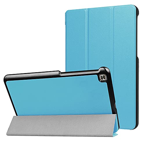ZZOUGYY Tablet Cover for LG G Pad X2 8.0 Plus V530 /X II 8.0+ V533,Ultra Slim Folio Stand Lightweight Leather Case for LG G Pad 4 8.0 P530 / Gpad IV 8.0 FHD LTE P530L (Light Blue)