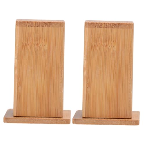 BRIGHTFUFU 2pcs Toothpick Holder Smile Toothpick Carrier Wooden Carving Toothpick Holder Toothpick Carrier