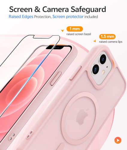 Image of FNTCASE for iPhone 12 / 12 Pro Case, with Screen Protector, Fit for Magsafe