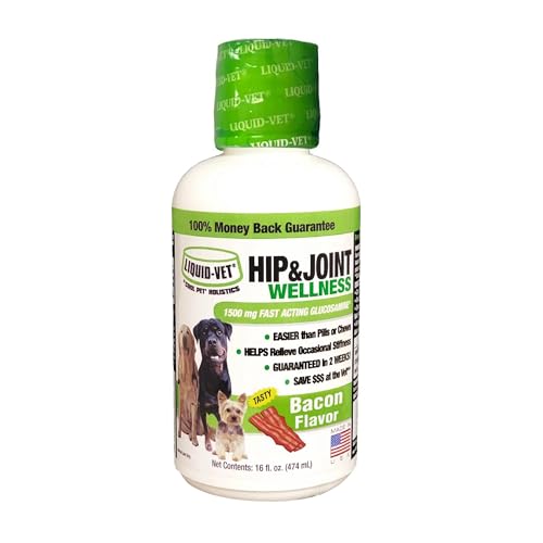 LIQUID-VET K9 Hip & Joint Formula, Bacon Flavor, 16oz