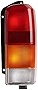 EPIC LIGHTING OE Style Replacement Rear Brake Tail Light Assembly Compatible with Jeep 1997-2001 Cherokee [ CH2801128 4897398AA ] Right Passenger Side RH