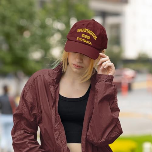 Image of Sport hat Trucker Hat for Men Women Classic Football Fans US Cities Mesh Adjustable Embroidered Baseball Cap