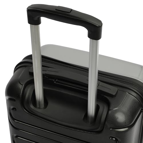 Image of Yayavar Tokyo Textured ABS Hard-Sided Suitcase Bag | Dual Color Trolley with 4 Spinner Wheels, Number Lock, Water Resistant | Luggage Bag for Travel