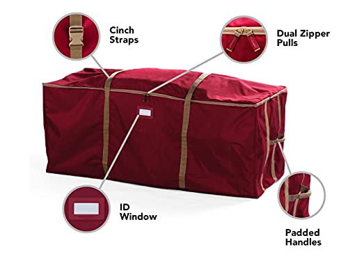 Covermates Keepsakes Christmas Tree Cinch Bag - Superior Protection, Cinch Straps, Fits Up To 9 To 11-Foot Tree - Holiday Storage-Red #TOP2