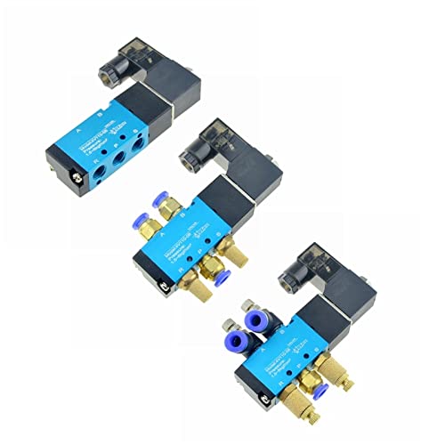 Électrovanne pneumatique 4V110-06 à commutation rapide bobine électrique DC 24V