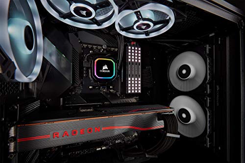 Corsair iCUE H115i RGB PRO XT Sistema di Raffreddamento a Liquido per CPU, Radiatore da 280 mm, Due Corsair ML Ventole PWM da 140 mm, 400-2000 RPM, Testina Pompa RGB Dinamica Multizona, Nero