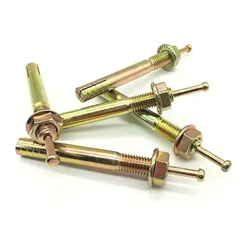 Rely VP INDUSTRIES (Pcs-10) M8x60 Pin Type Anchor Fastener Pin Drive Expansion Bolts-Hammer Strike, hollow wall anchor for concrete walls, solid, perforated or hollow bricks, natural stone