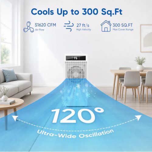 Swamp Cooler, 4-IN-1 Portable Air Conditioners,Evaporative Air Cooler, 4-IN-1 Portable Air Conditioners Model:2406-A by Ashihoti - Used condition - Image 6