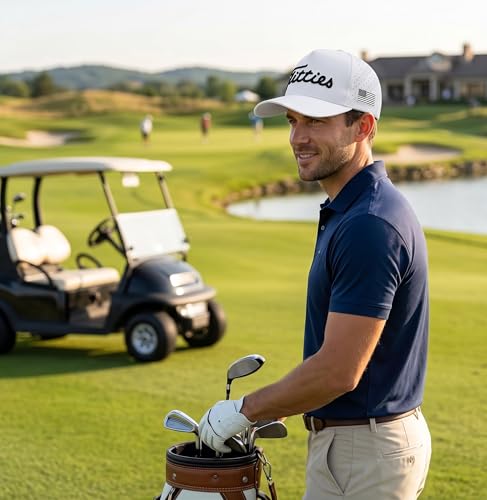 Image of Funny Golf Hat Gifts for Men, USA Funny Golf Cap with USA Flag, Gift Party, Birthdays, Wedding Gifts One-Size Fits All