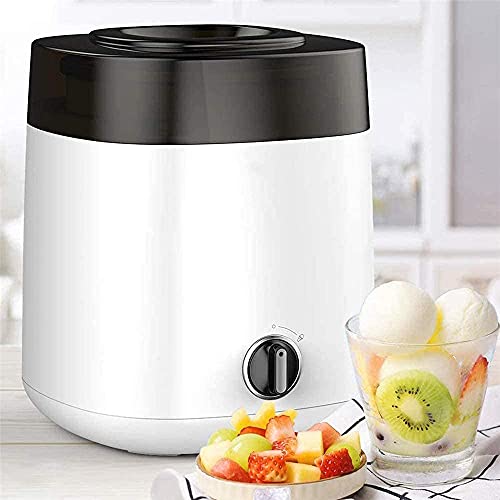JLKDF Eismaschine,Eismaschine Vollautomatisch,Mini-Frucht-Eismaschine,Erstellen Sie hausgemachte Frozen Yogurt Sorbet…