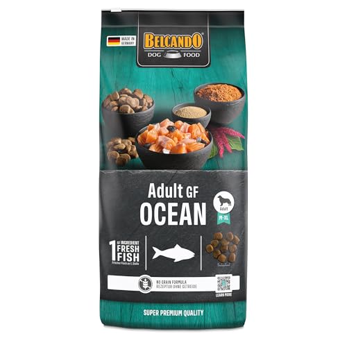 Belcando Adult GF Ocean [12,5 kg] Cibo per cani senza cereali | Cibo secco puro senza cereali con pesce | Alimento completo per cani adulti di almeno 1 anno
