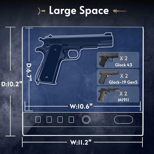 Biometric Gun Safe for Pistols