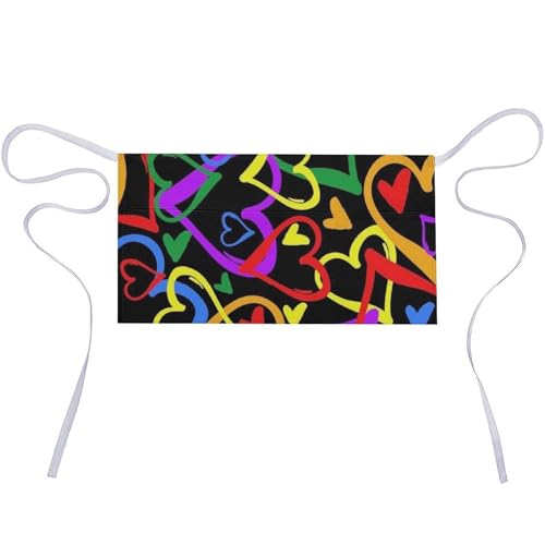 Tablier imperméable Gay Pride arc-en-ciel anti-tache à séchage rapide pour la cuisine