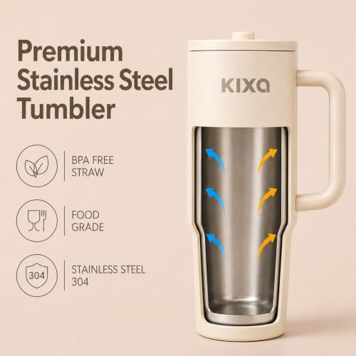 Image of HydroFlow Tumbler 1200 ml Hot & Cold Tumbler (Leakproof) (Oatt)