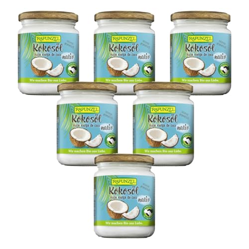 Rapunzel - Kokosöl nativ HIH - 216 ml - 6er Pack