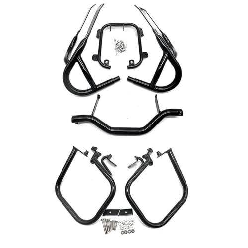 Garnitures protecteur réservoir R1200 2004-2013 | Kit barres autoroute moto noir