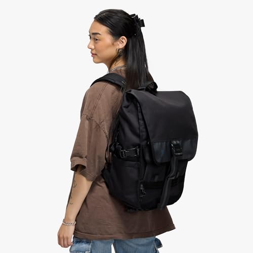 Chrome Industries Warsaw 30L Pack for Men & Women – Utility Backpack with Cargo Straps & Laptop Sleeve to Hold Most 16” Computers – Bag Is Made for Travel, Work, Hiking, School, Plane Carry-On – Black4