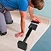QWORK Carpet Knee Kicker 16.5 Inch, Light-Duty Grip Tool, Used for Low-Pile and Flat Carpets, Carpet Installation Knee Kicker and Carpet Plastic Board
