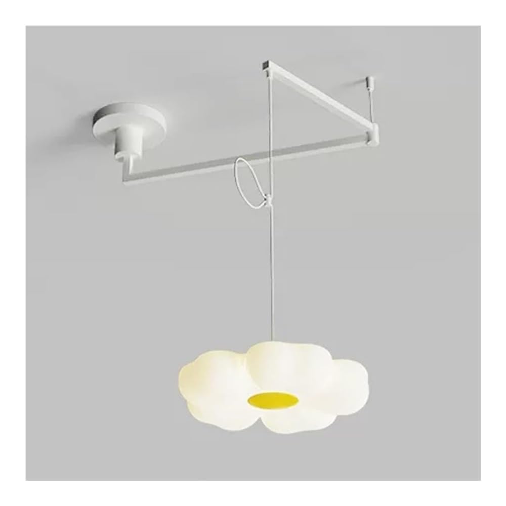 Lustre LED fleur à 3 températures de couleur réglables plafonnier enfant