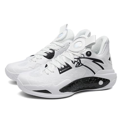 Zapatillas de baloncesto de caña alta con agarre amortiguador para hombre