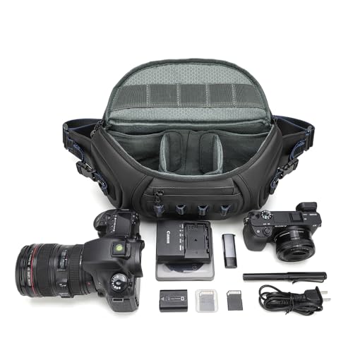 Maleta compacta impermeable para cámara mirrorless y DSLR miniatura 4