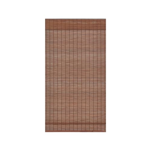The Shade & Shutter Factory Kodiak Cordless Matchstick Bamboo Roman Shades (Pecan 23 in. W x 64 in. L)