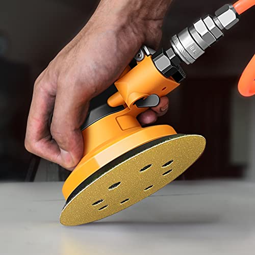 image for QYQRQF 5 Inch Sanding Discs Hook and Loop, 80 Grits 8 Holes Sandpaper 