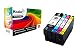 Produktbild Koala 4 Tintenpatronen kompatibel für Epson 35XL T3591 T3592 T3593 T3594 35XL für Epson Workforce Pro WF-4720DWF WF-4725DWF WF-4730DTWF WF-4740DTWF Series (1*Schwarz 1*Cyan 1*Magenta 1*Gelb)