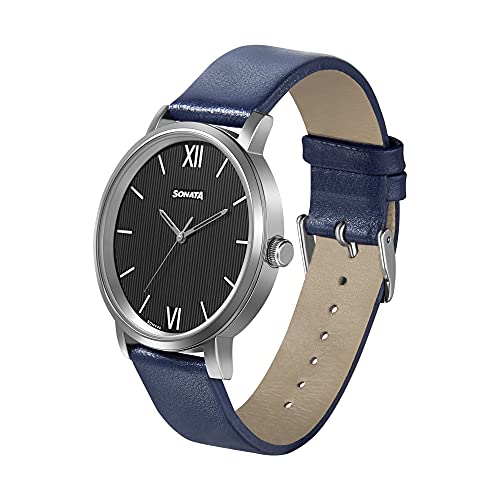 Sonata Analog Men's Watch (Dial Colored Strap)