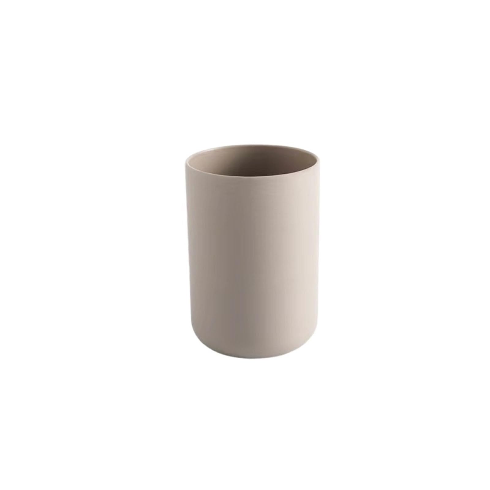 4Pcs Simple Color Toilet Mouthwash Cup, Minimalist Toothbrush, Travel Portable Design For Travel And Camping(Coffee)