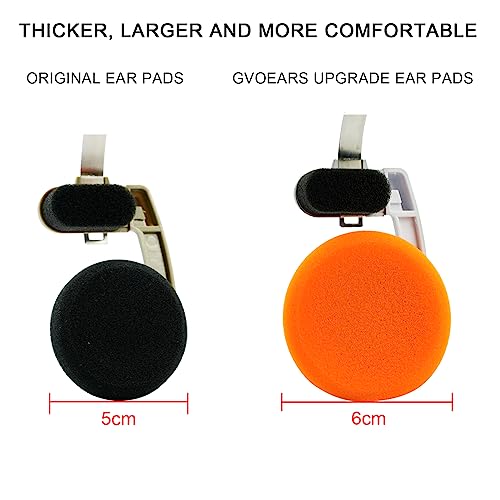 GVOEARS Replacement Cushion Earpads for Koss Portapro Headphones 2 Pairs (Green&Orange) miniatura 4