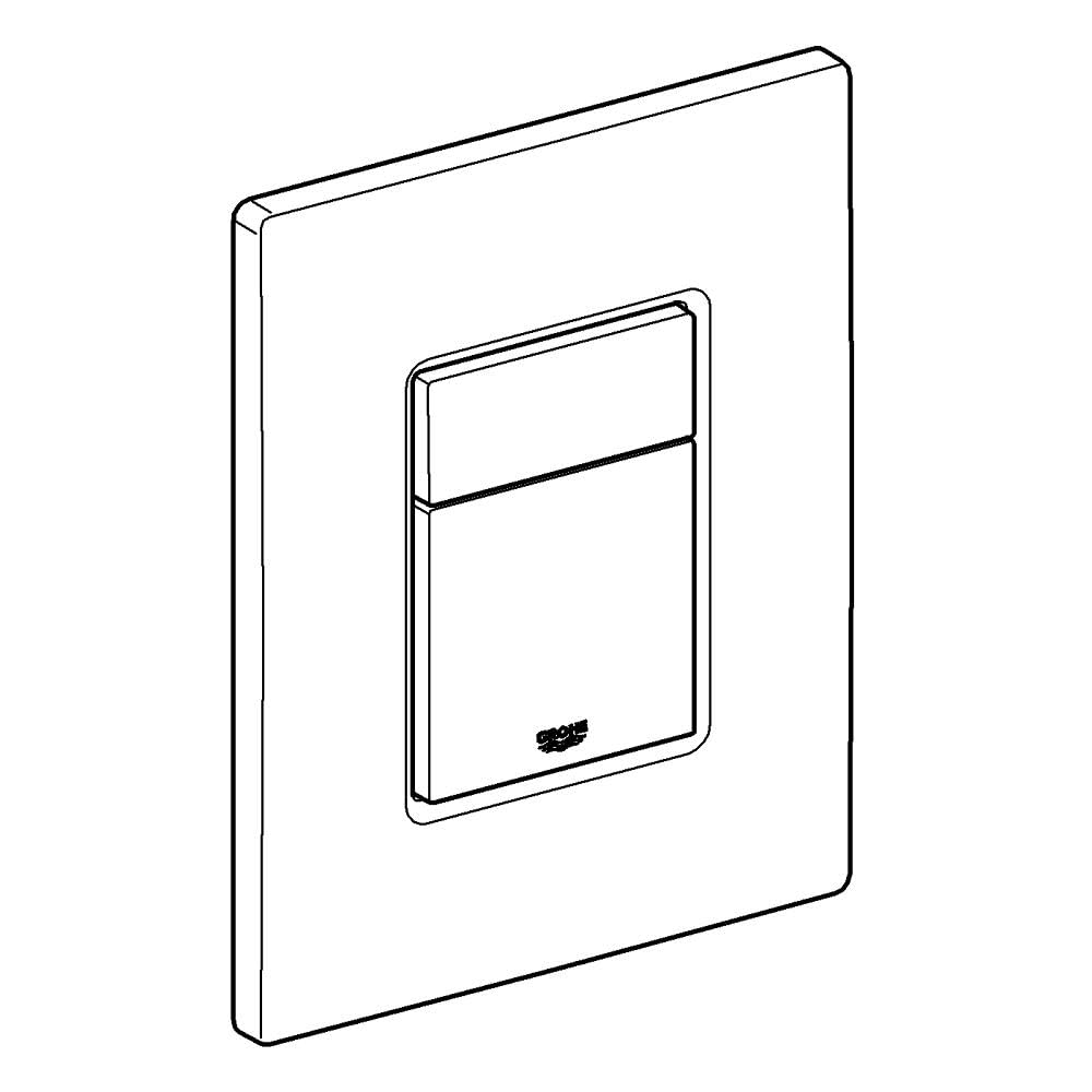 Grohe Skate Cosmopolitan pannello di controllo nero fantasma per Grohe Rapid SL, 38732KF0