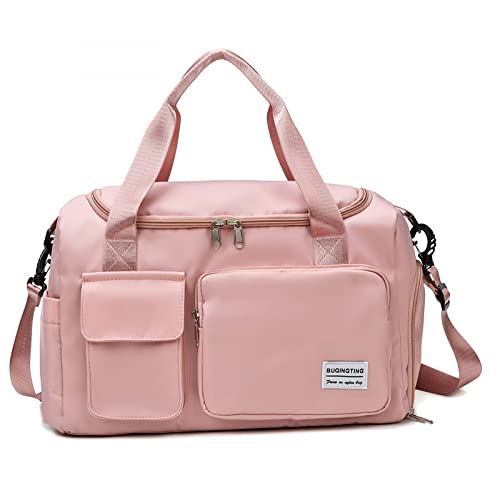 4 PCS Bolsa Mala Feminina Academia Esportiva Viagem Porta Tênis,ideal Para Suas Viagens, Banhos De P