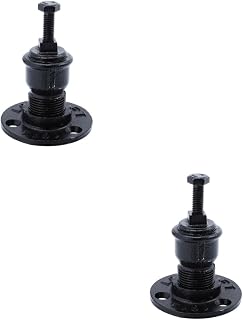 DOITOOL Metal Shelving 2pcs Stair Bracket Pipe Shelf Bracket Heavy Duty Hose Heavy Duty Shelves Metal Brackets Handrail Shelves Wall Mounted