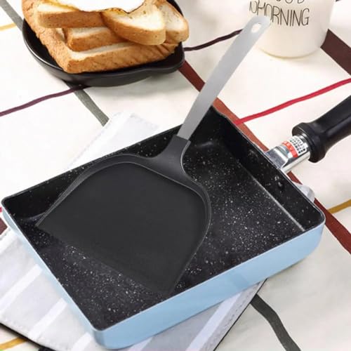 Image of Silicone Spatula - Nonstick, Heat Resistant Cooking & Baking Flipper for Pancakes, Omelettes, Pizza, Steak, Dosa - Ideal for Griddle Pans, Cookware and Fish Turner (Pancake Spatula)